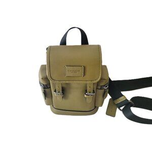 Coach CDR05 Sprint Sling Pack Smooth Leather Small Messenger Bag Green